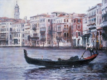Venecia moderna Painting - Paisaje urbano chino Chen Yifei de Venecia